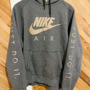 Nike Air Hoodie Gold Metallic